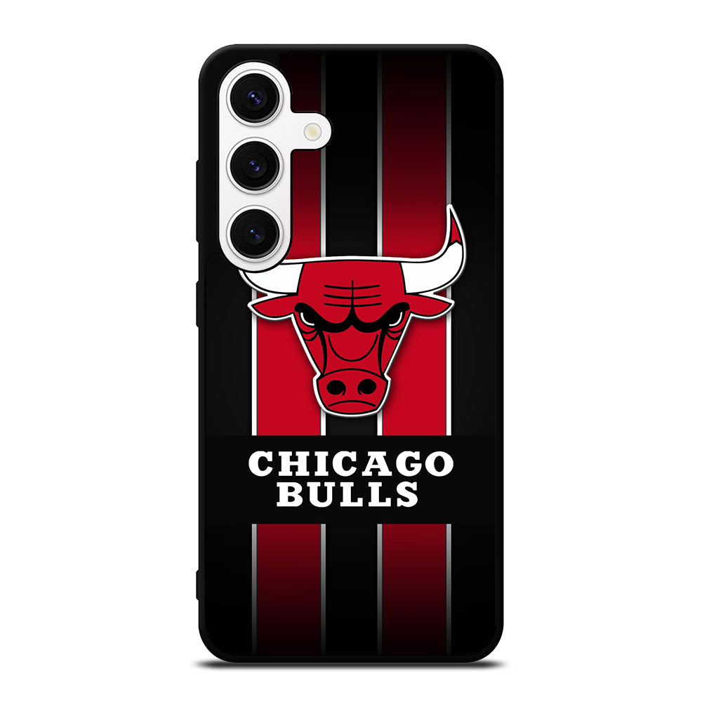 CHICAGO BULLS STRIPE LOGO Samsung Galaxy S24 Case Cover