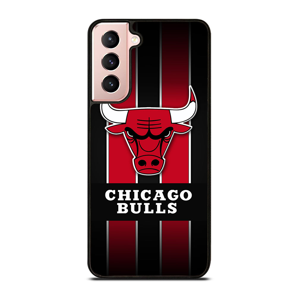 CHICAGO BULLS STRIPE LOGO Samsung Galaxy S21 Case Cover