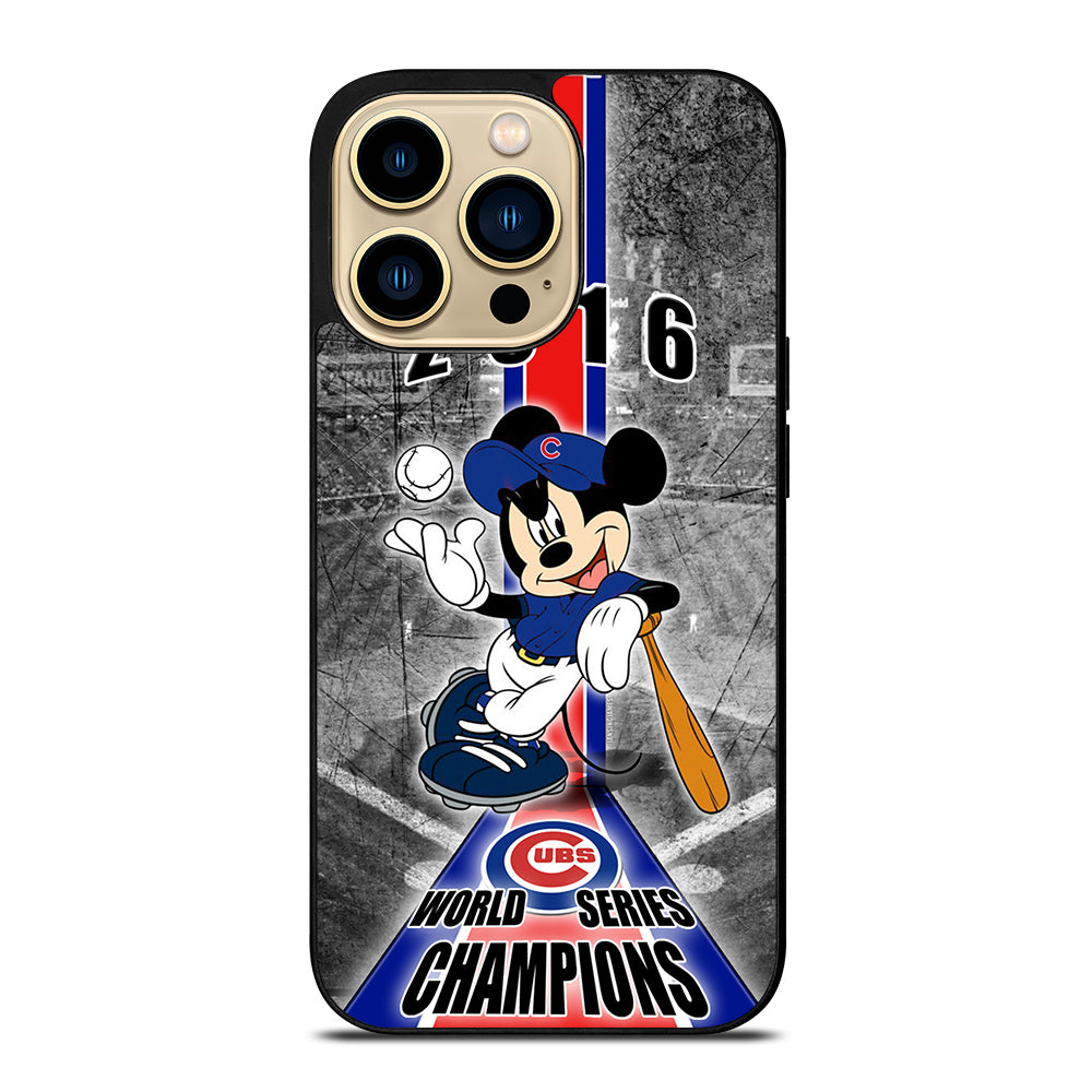 CHICAGO CUBS MICKEY MOUSE iPhone 14 Pro Max Case Cover