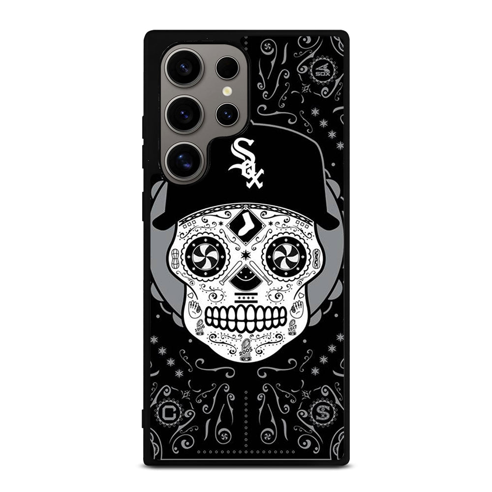 CHICAGO WHITE SOX SKULL LOGO Samsung Galaxy S24 Ultra Case Cover