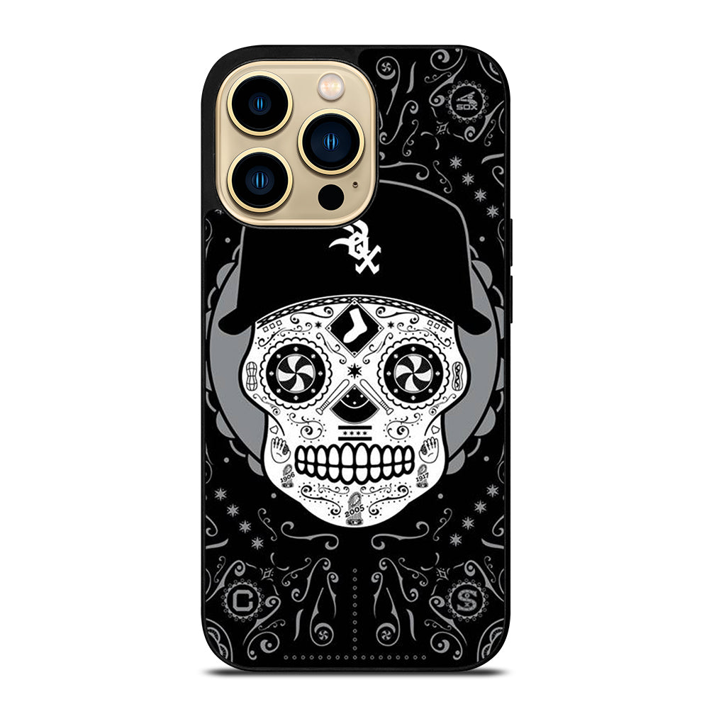 CHICAGO WHITE SOX SKULL LOGO iPhone 14 Pro Max Case Cover
