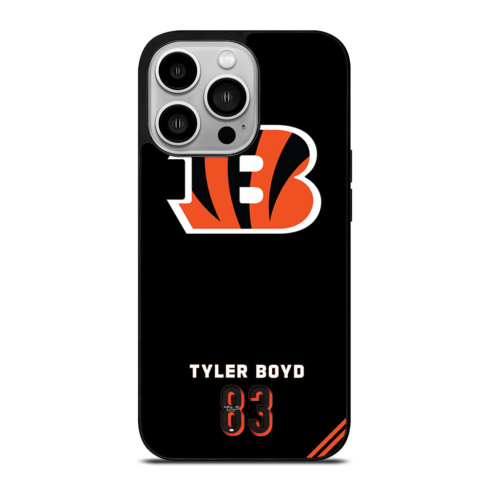 CINCINNATI BENGALS 83 TYLER BOYD iPhone 14 Pro Case Cover