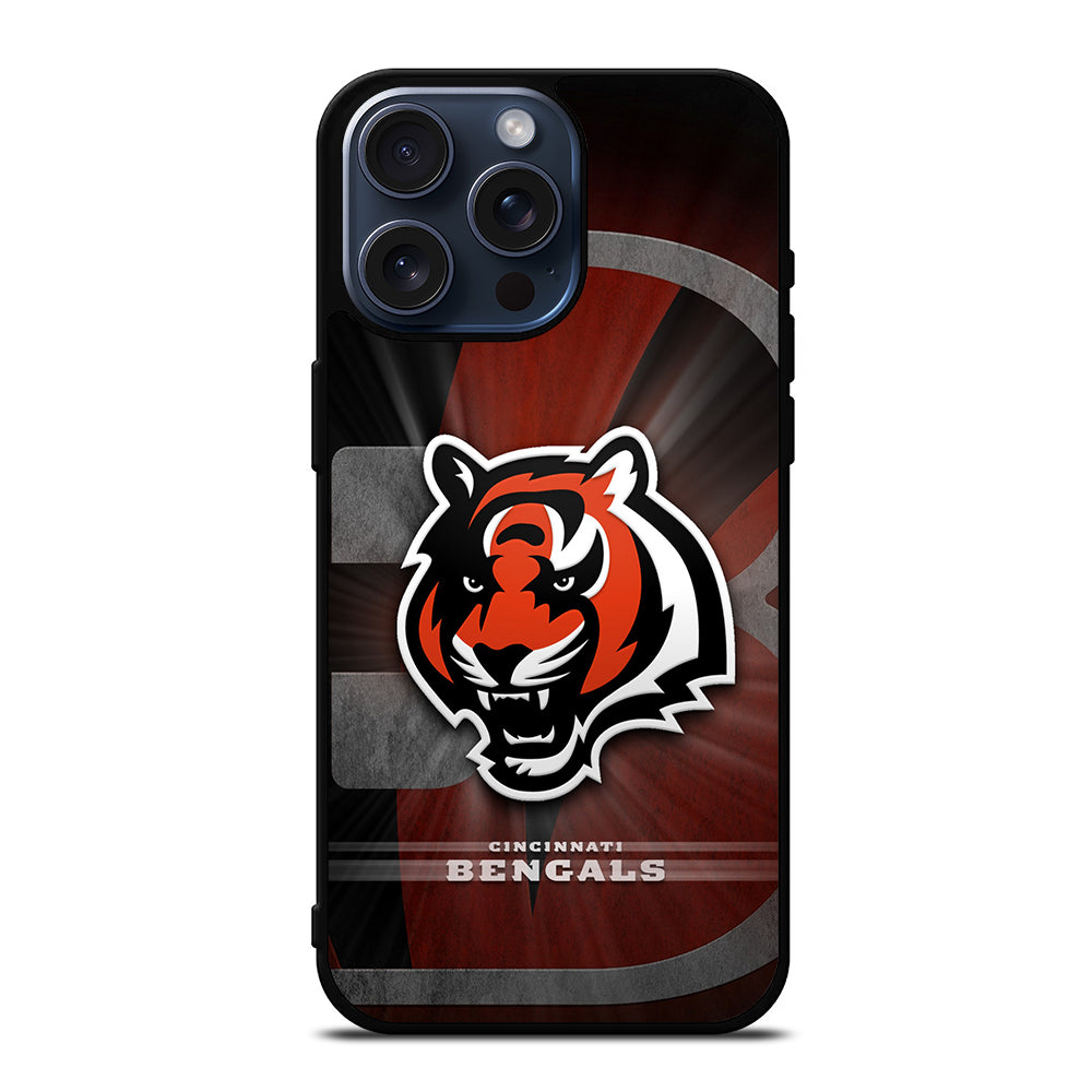 CINCINNATI BENGALS NFL LOGO iPhone 15 Pro Max Case Cover