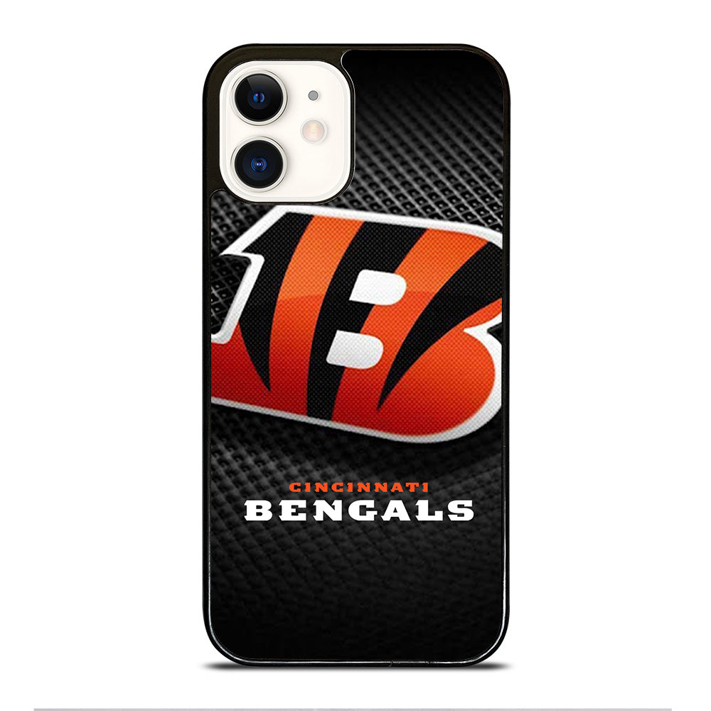 CINCINNATI BENGALS NFL LOGO 3 iPhone 12 Case Cover