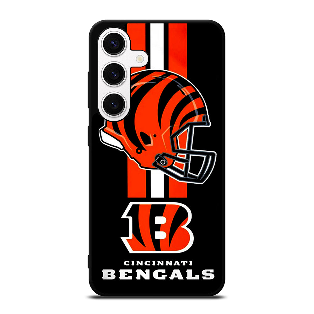 CINCINNATI BENGALS NFL LOGO 4 Samsung Galaxy S24 Case Cover
