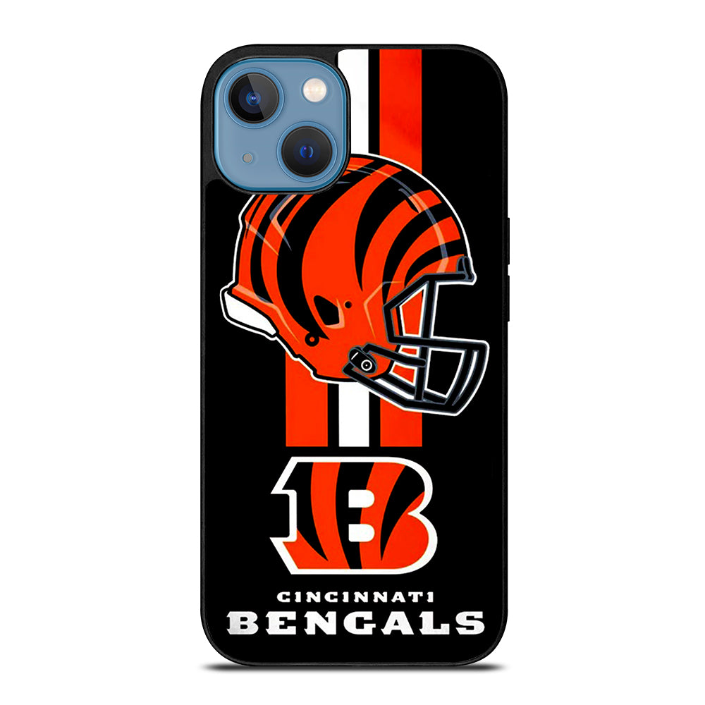 CINCINNATI BENGALS NFL LOGO 4 iPhone 13 Case Cover