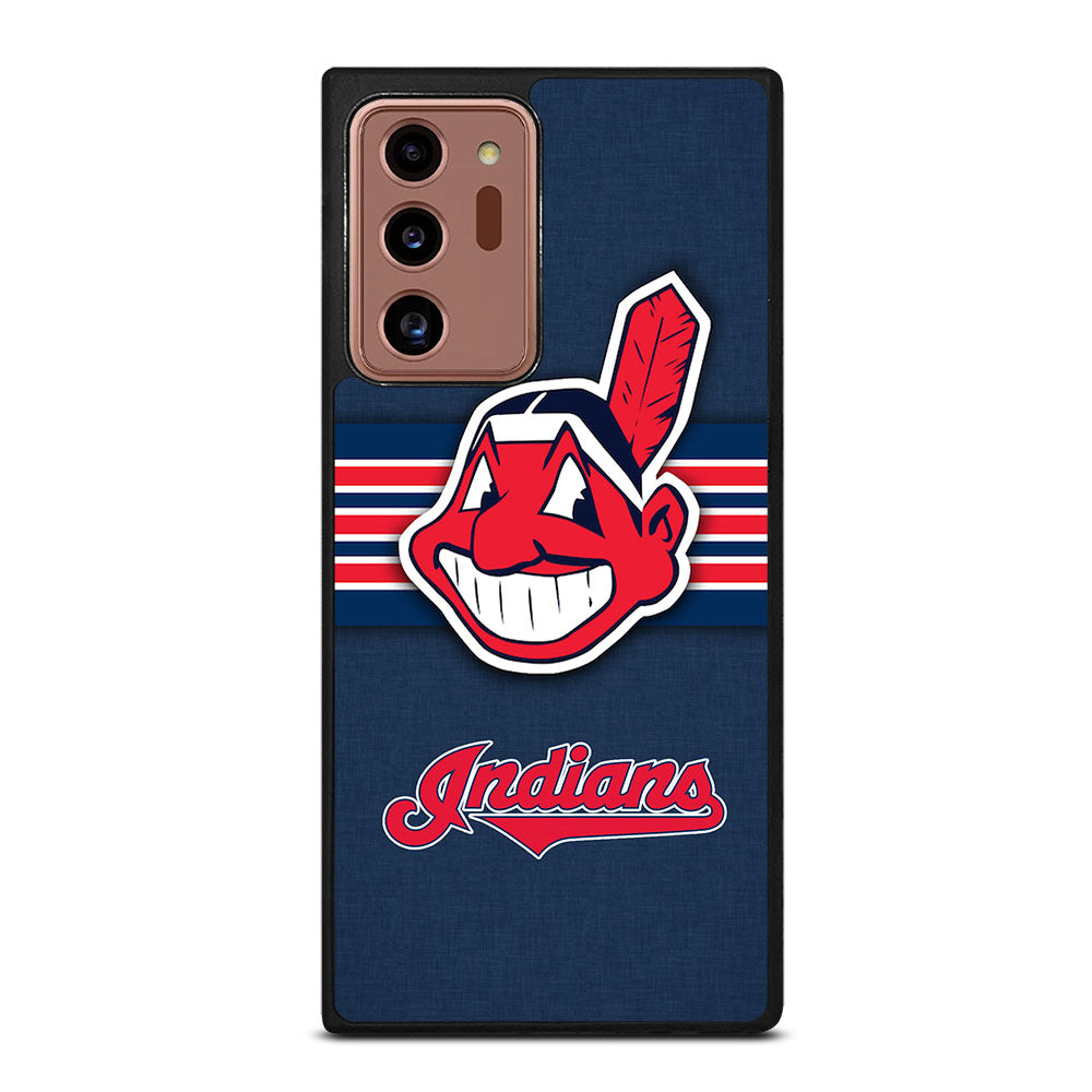 CLEVELAND INDIANS MLB STRIPE Samsung Galaxy Note 20 Ultra Case Cover
