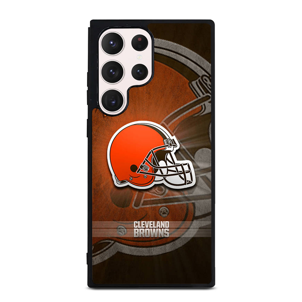 cleveland browns football helmet case CLEVELAND BROWNS NFL LOGO 2 Samsung Galaxy S23 Ultra Case Cover – casecentro