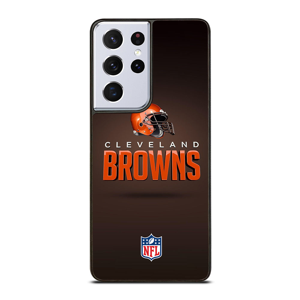 CLEVELAND BROWNS NFL LOGO 3 Samsung Galaxy S21 Ultra Case Cover