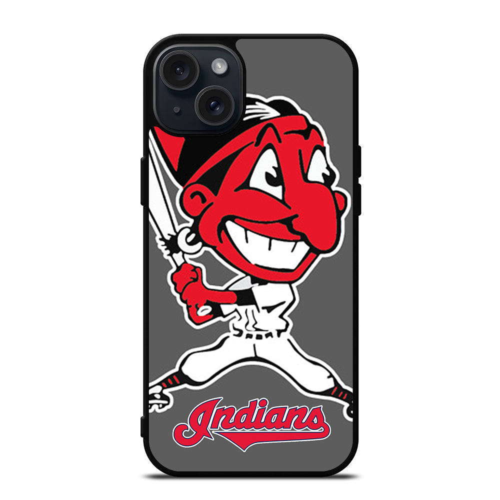 CLEVELAND INDIANS BASEBALLL iPhone 15 Plus Case Cover