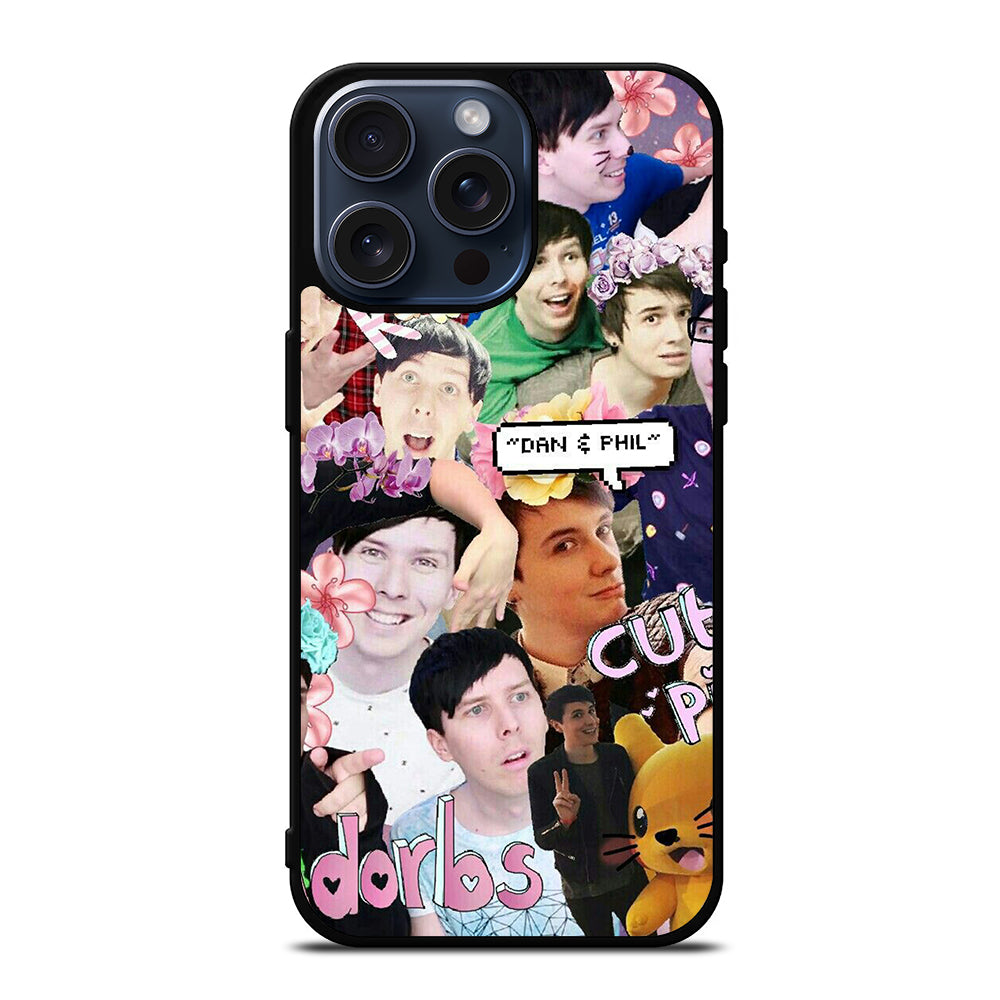 COLLAGE DAN AND PHIL 2 iPhone 15 Pro Max Case Cover