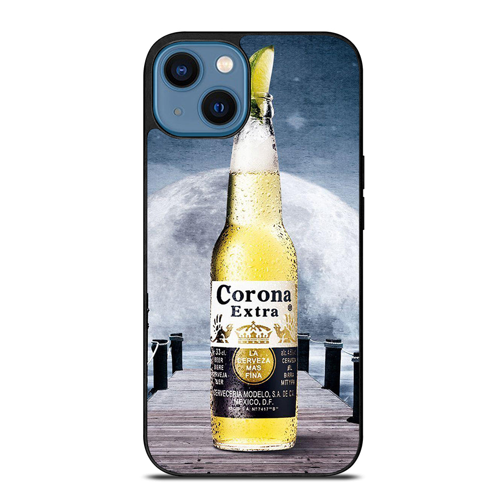 CORONA BEER BOTTLE MOON iPhone 14 Case Cover