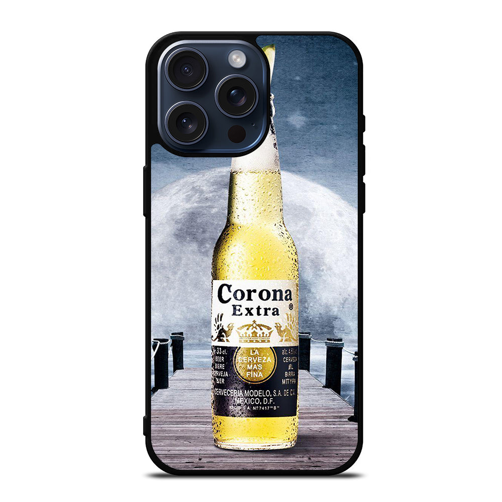 CORONA BEER BOTTLE MOON iPhone 15 Pro Max Case Cover