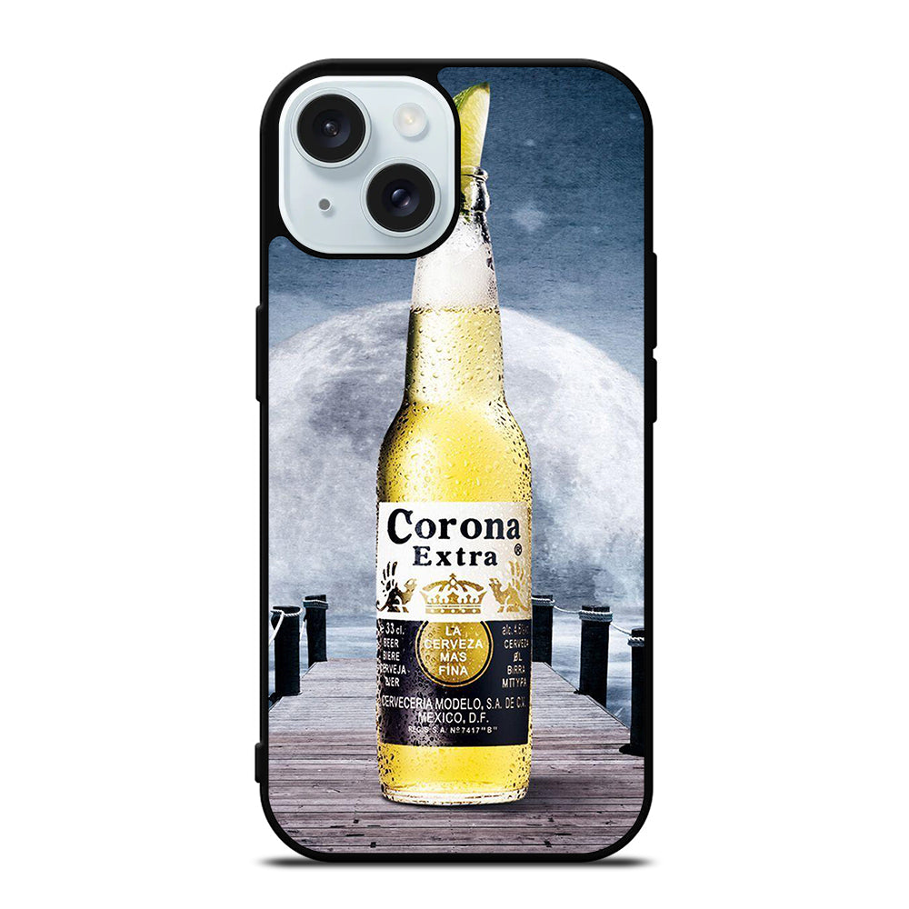 CORONA BEER BOTTLE MOON iPhone 15 Case Cover
