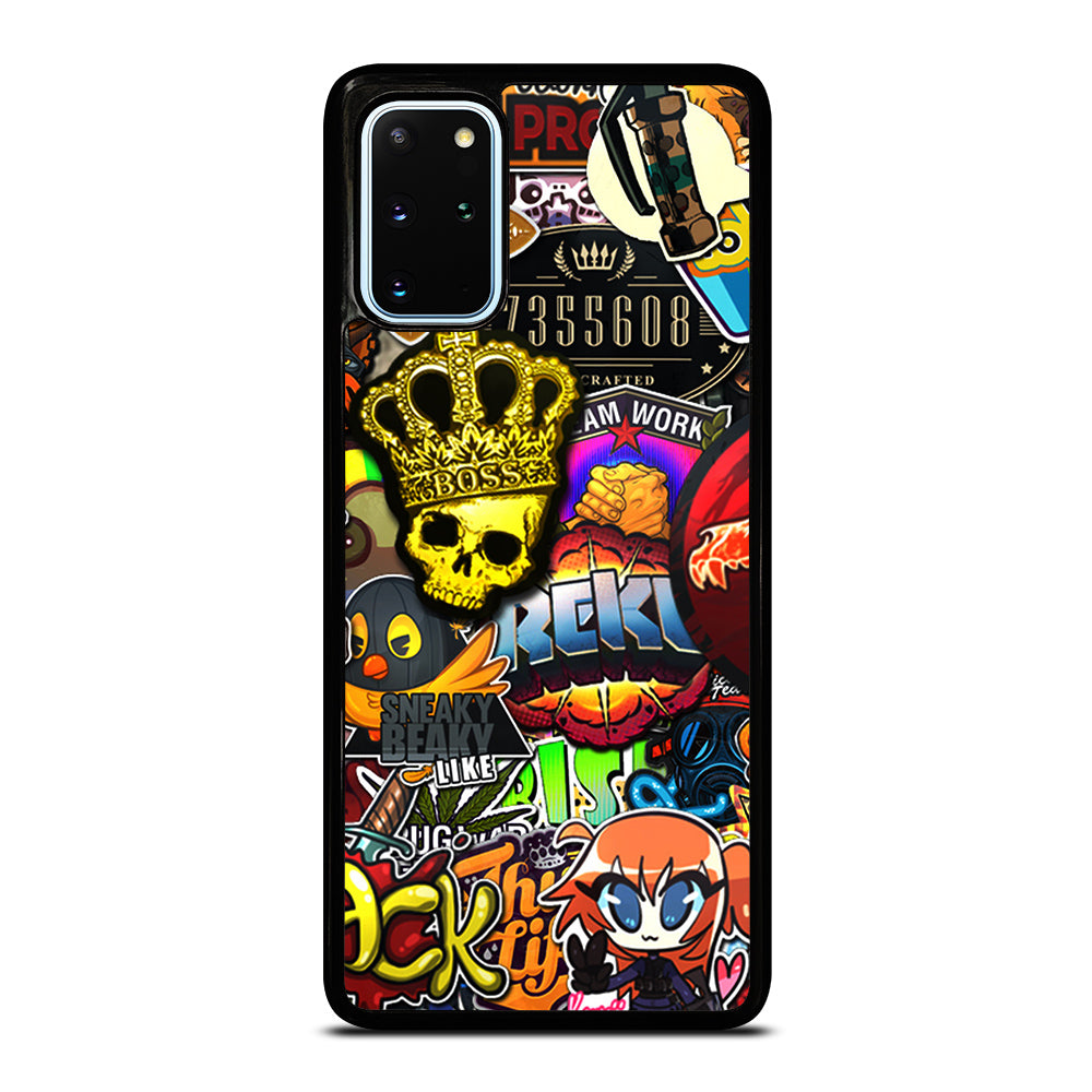 CSGO STICKER BOMB PATTERN Samsung Galaxy S20 Plus Case Cover