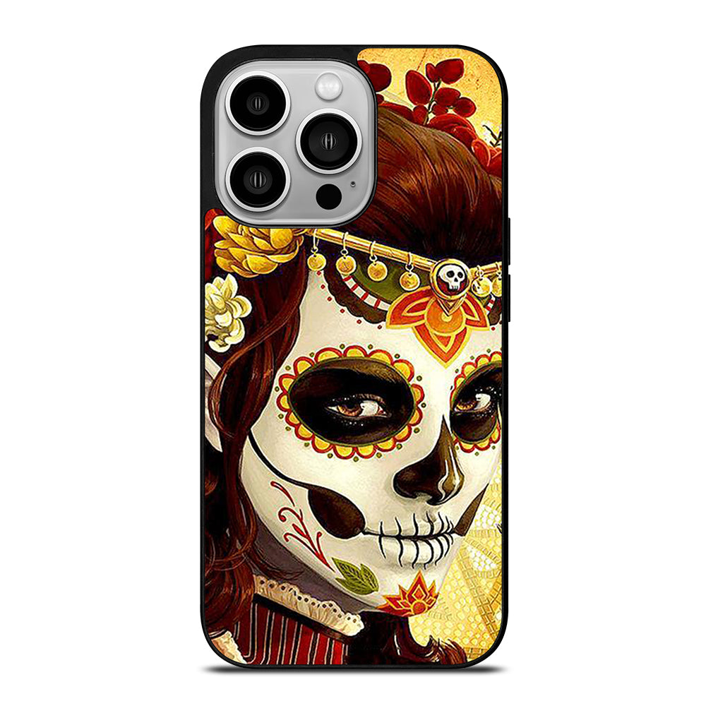 DAY OF THE DEAD ART 1 iPhone 14 Pro Case Cover