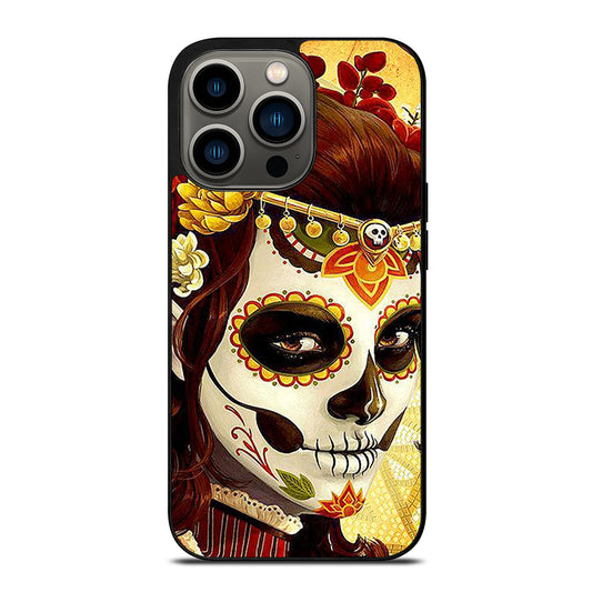 DAY OF THE DEAD ART 1 iPhone 13 Pro Case Cover