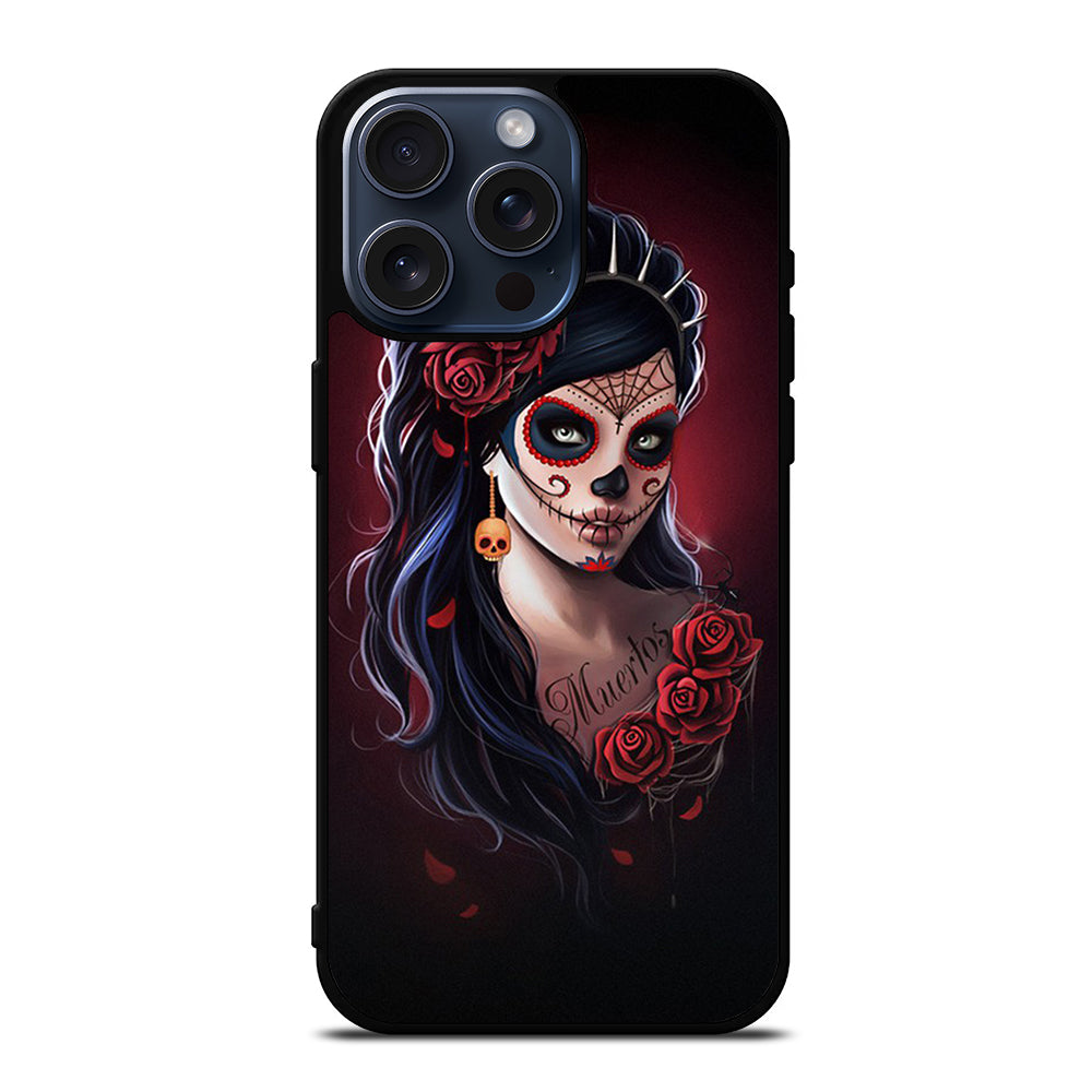 DAY OF THE DEAD ART 2 iPhone 15 Pro Max Case Cover