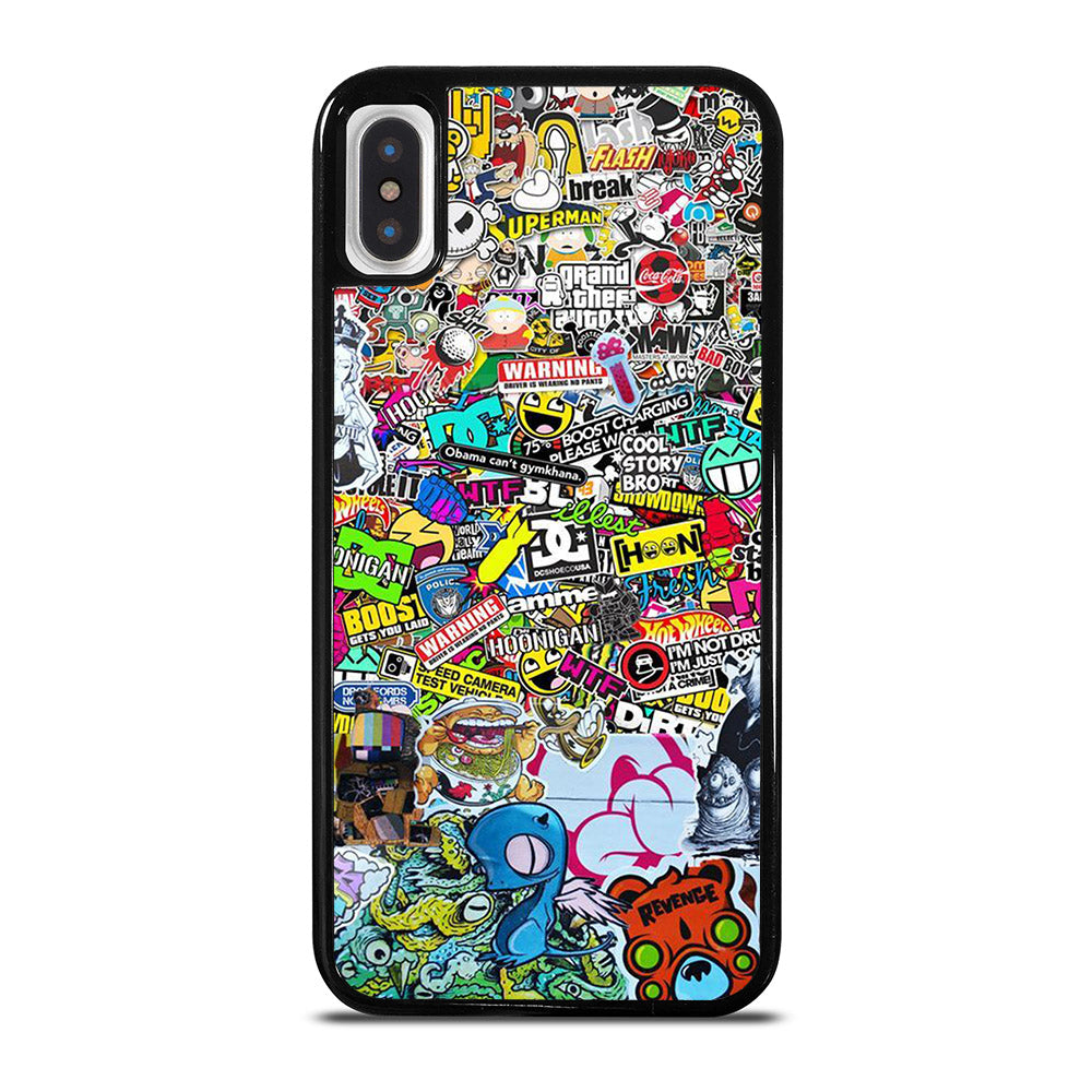 DC STICKER BOMB 2 iPhone X / XS Case Cover