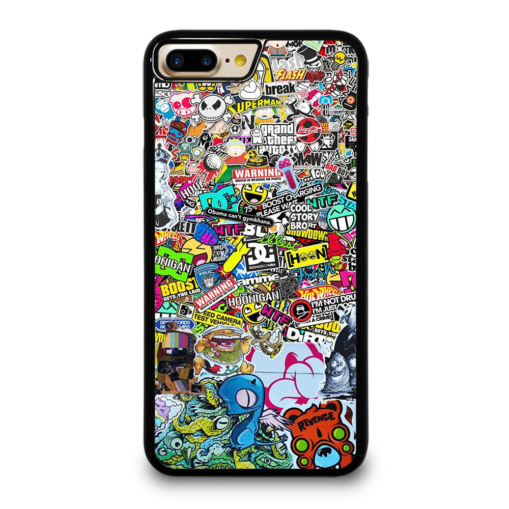DC STICKER BOMB 2 iPhone 7 / 8 Plus Case Cover