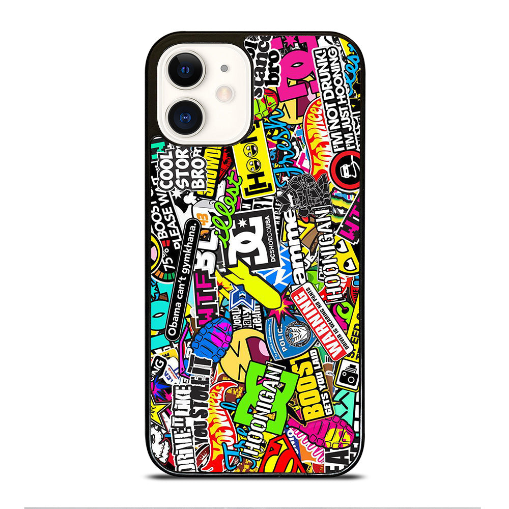 DC STICKER BOMB 1 iPhone 12 Case Cover