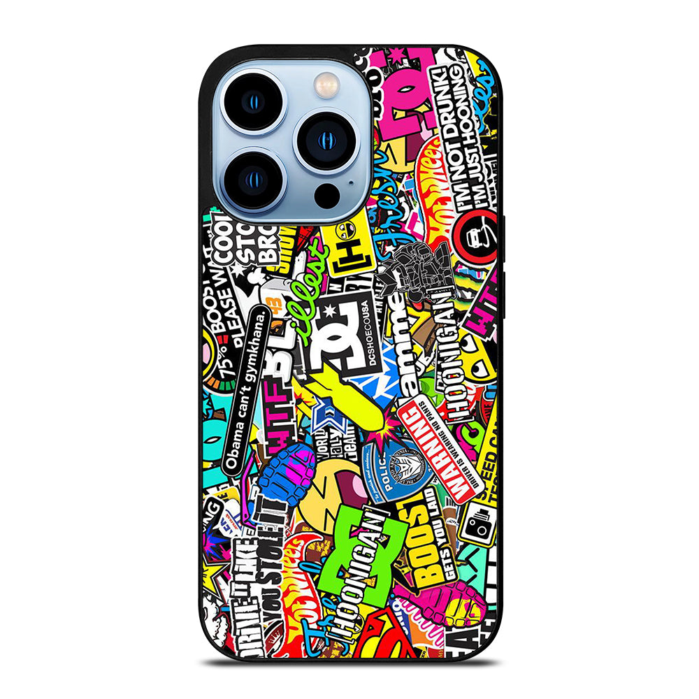 DC STICKER BOMB 1 iPhone 13 Pro Max Case Cover