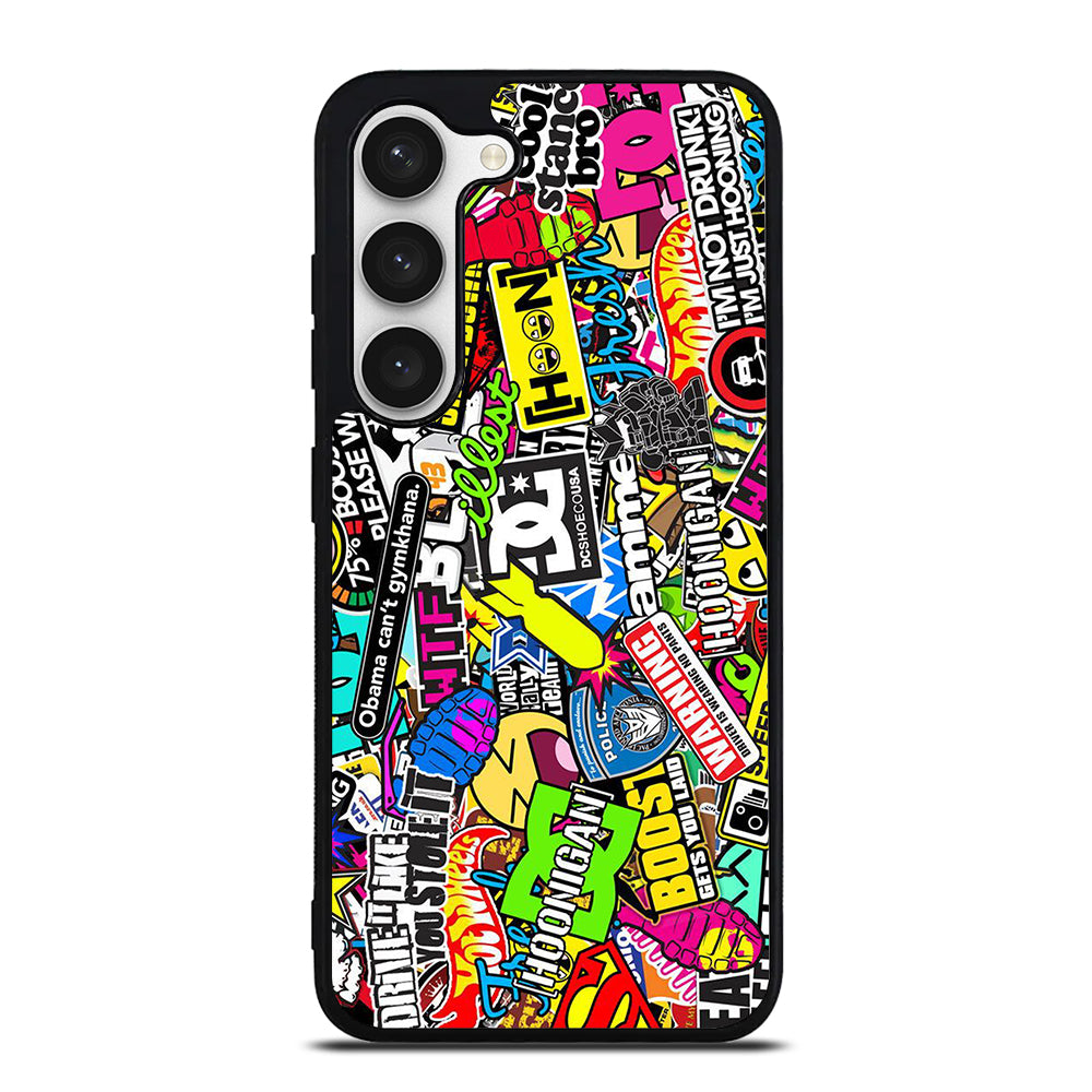 DC STICKER BOMB 1 Samsung Galaxy S23 Case Cover