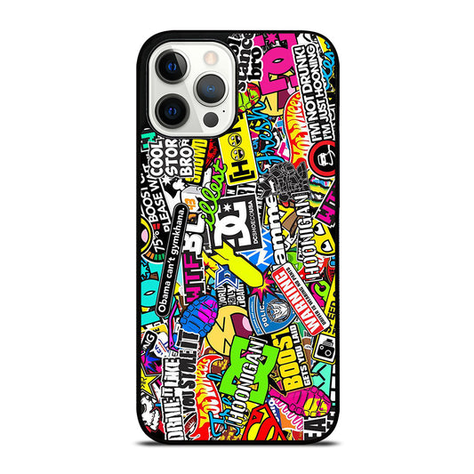 DC STICKER BOMB 1 iPhone 12 Pro Max Case Cover