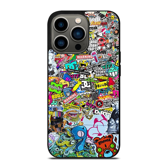 DC STICKER BOMB 2 iPhone 13 Pro Case Cover