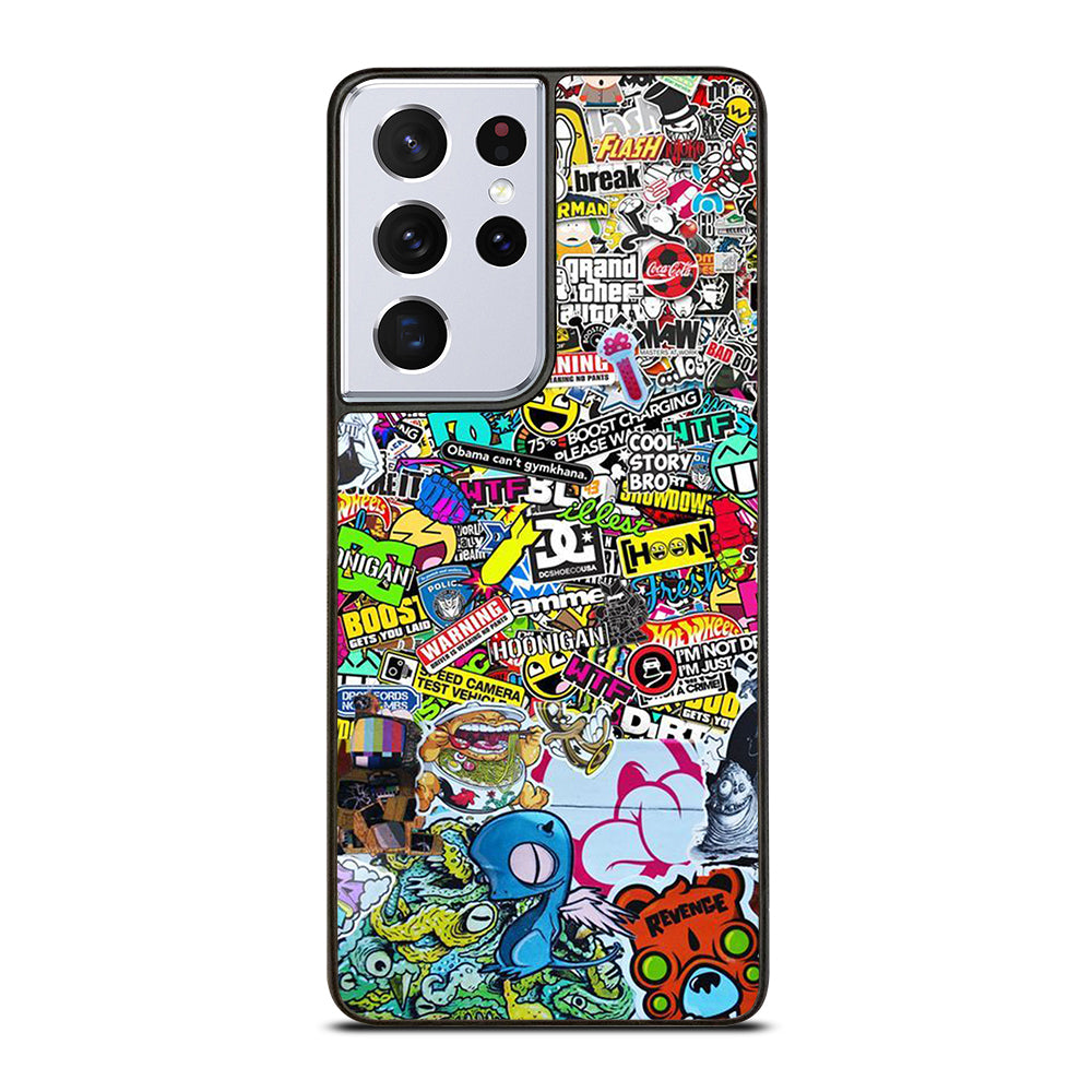 DC STICKER BOMB 2 Samsung Galaxy S21 Ultra Case Cover