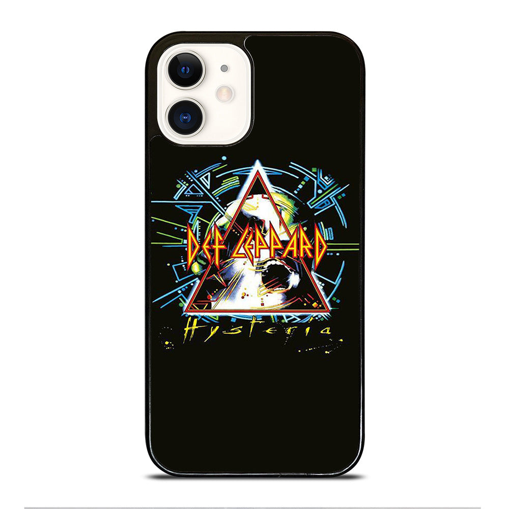 DEF LEPPARD BLACK LOGO iPhone 12 Case Cover