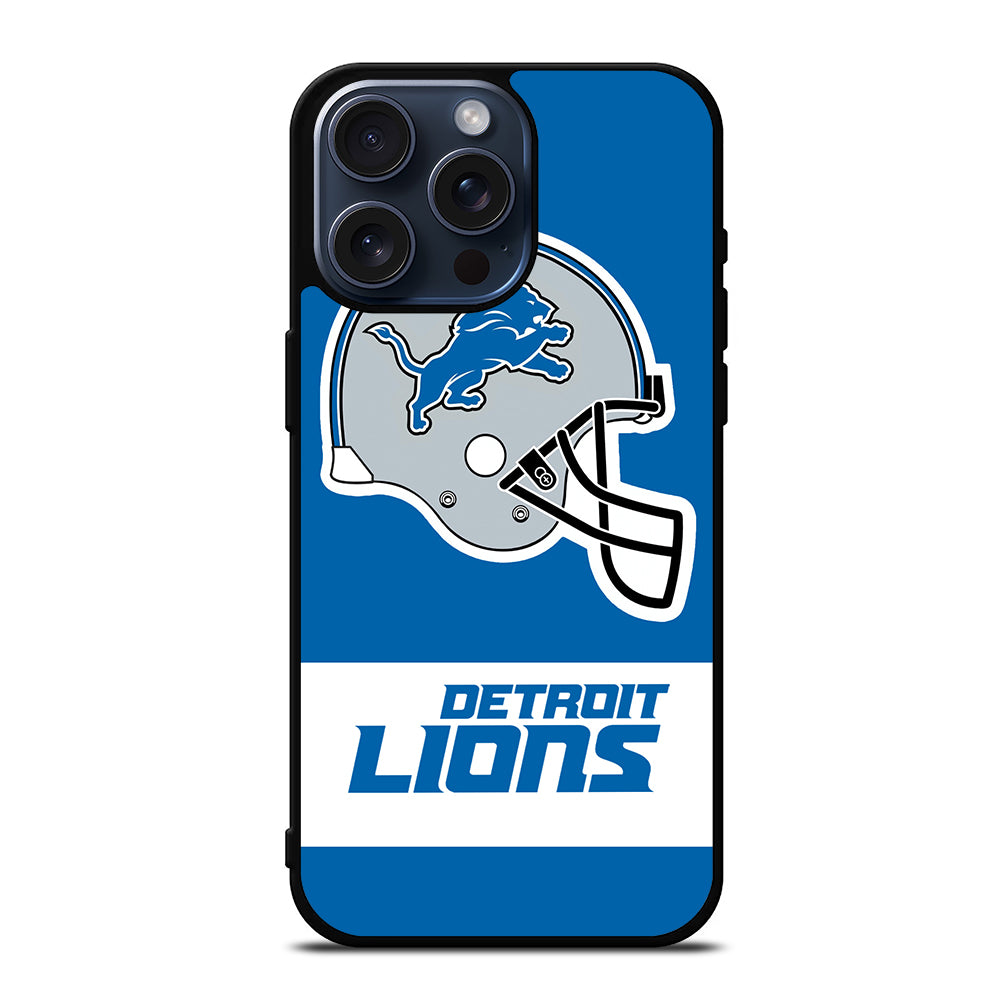 DETROIT LIONS HELMET iPhone 15 Pro Max Case Cover