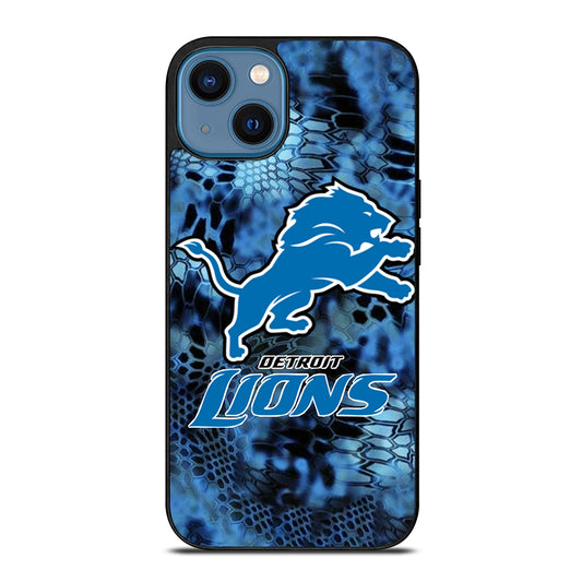 DETROIT LIONS NFL LOGO iPhone 14 Case Cover