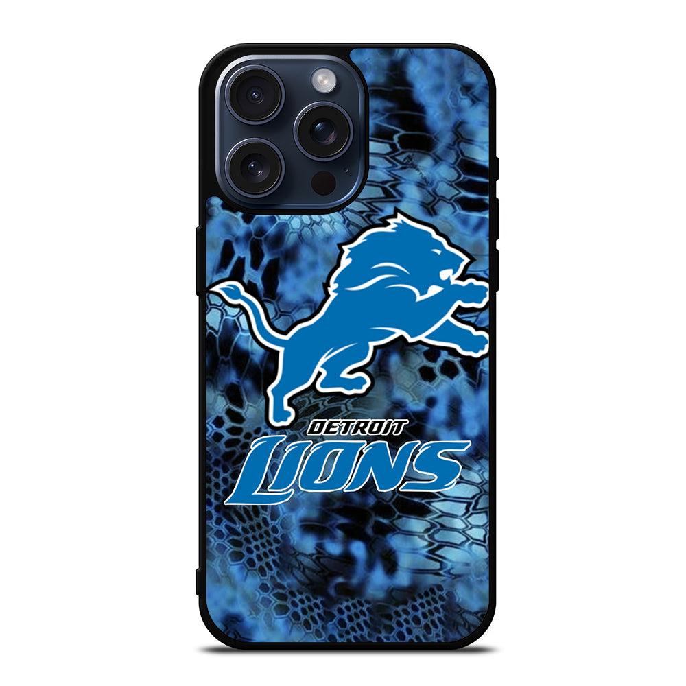 DETROIT LIONS NFL LOGO iPhone 15 Pro Max Case Cover
