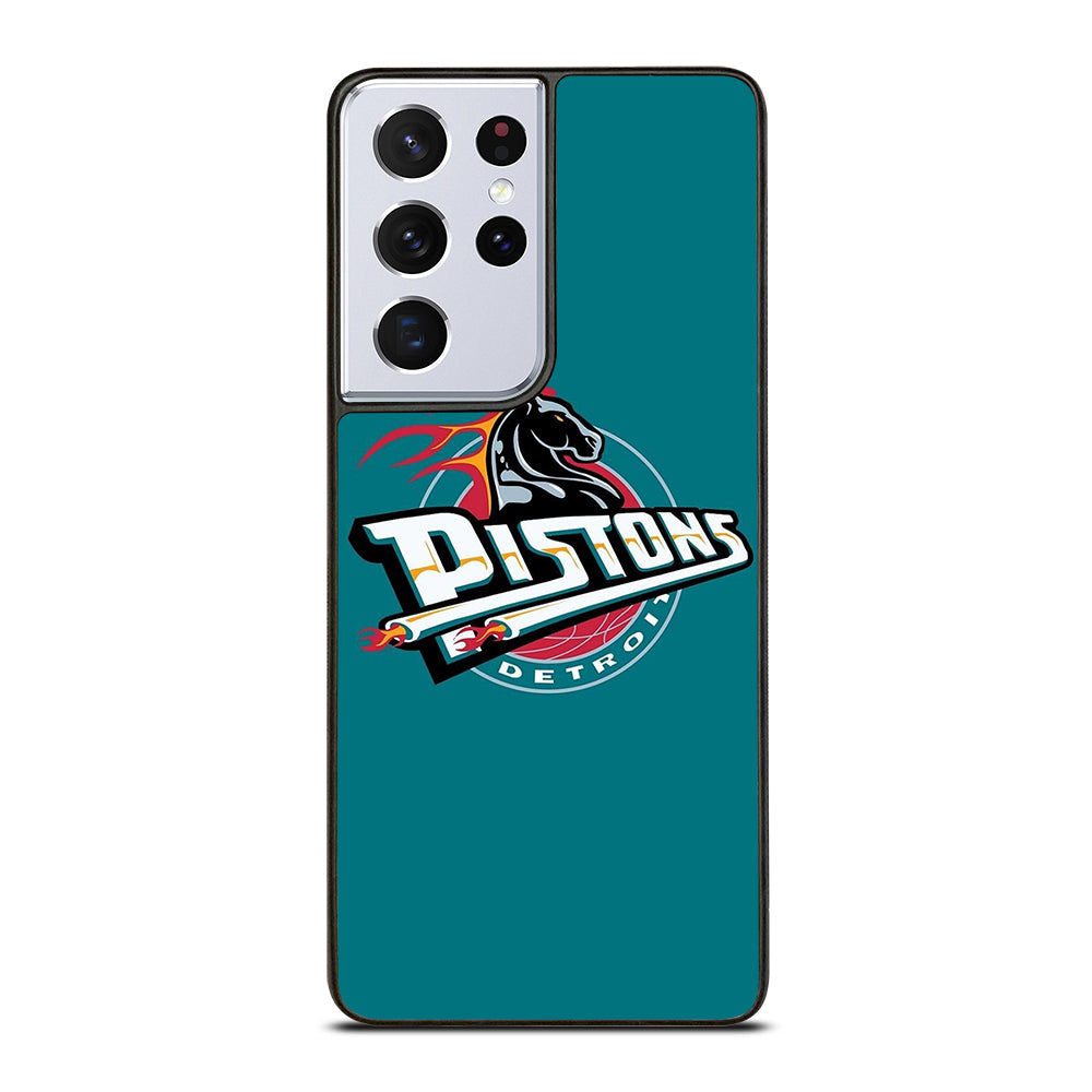 DETROIT PISTONS LOGO BASKETBALL Samsung Galaxy S21 Ultra Case Cover