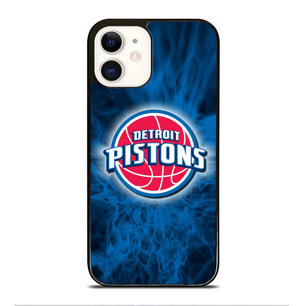 DETROIT PISTONS NBA LOGO iPhone 12 Case Cover