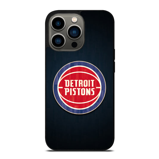 DETROIT PISTONS WOODEN LOGO iPhone 13 Pro Case Cover