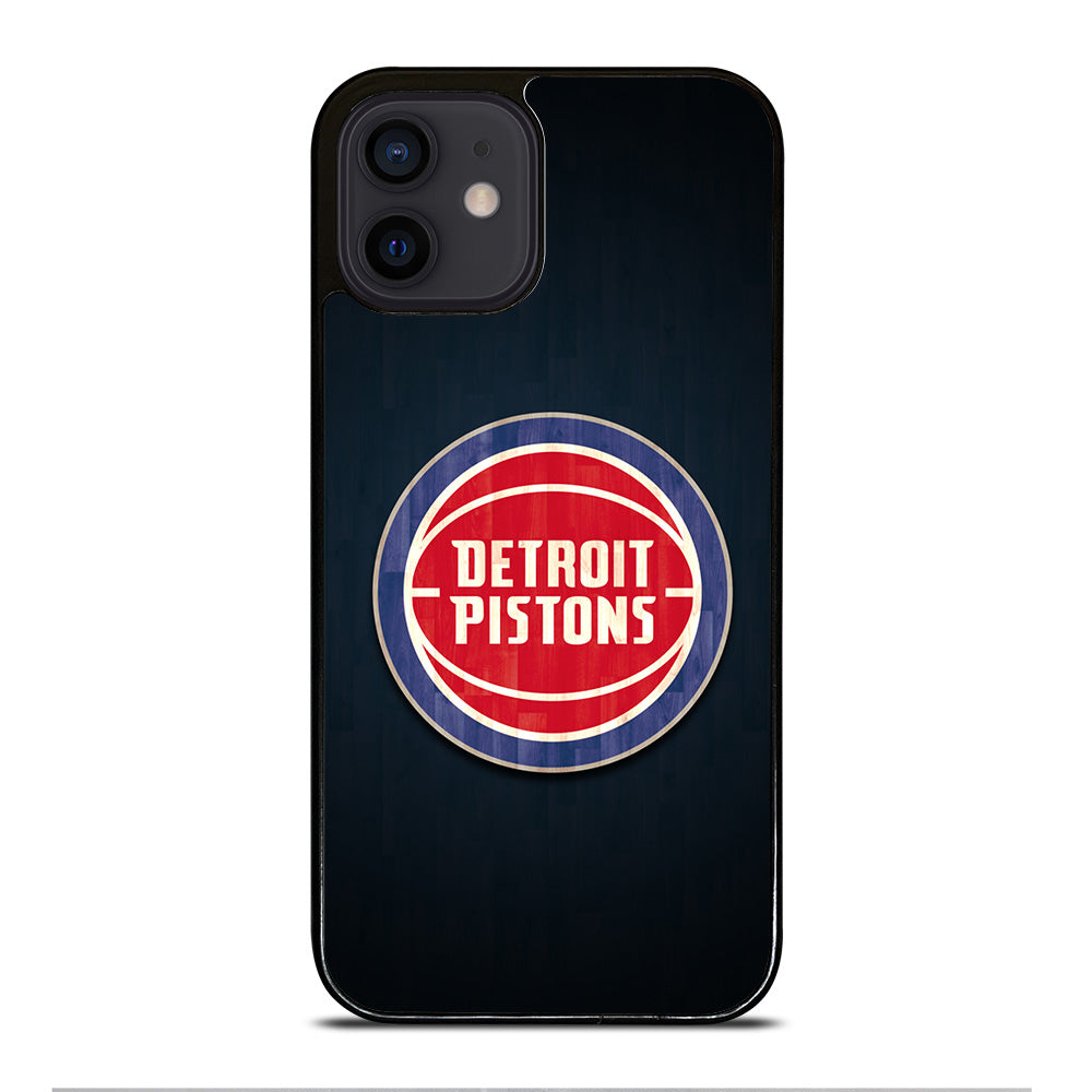 DETROIT PISTONS WOODEN LOGO iPhone 12 Mini Case Cover