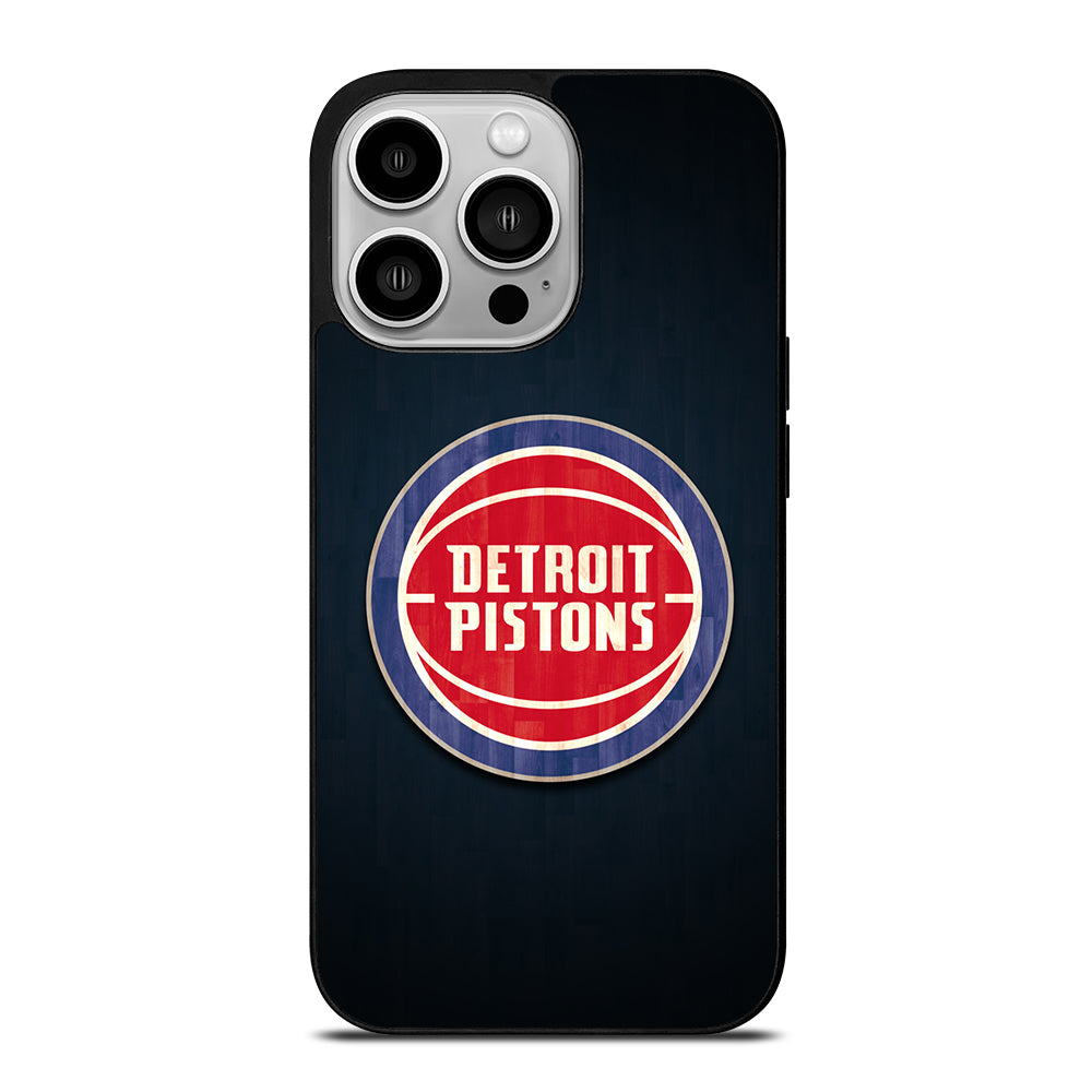 DETROIT PISTONS WOODEN LOGO iPhone 14 Pro Case Cover