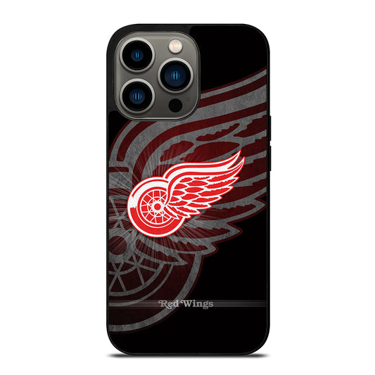 DETROIT REDWINGS HOCKEY NHL 3 iPhone 13 Pro Case Cover