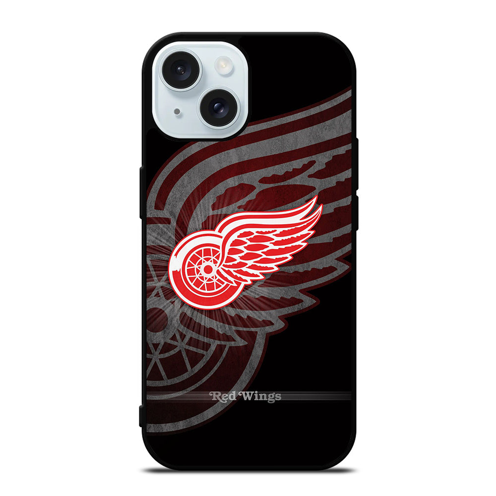 DETROIT REDWINGS HOCKEY NHL 3 iPhone 15 Case Cover