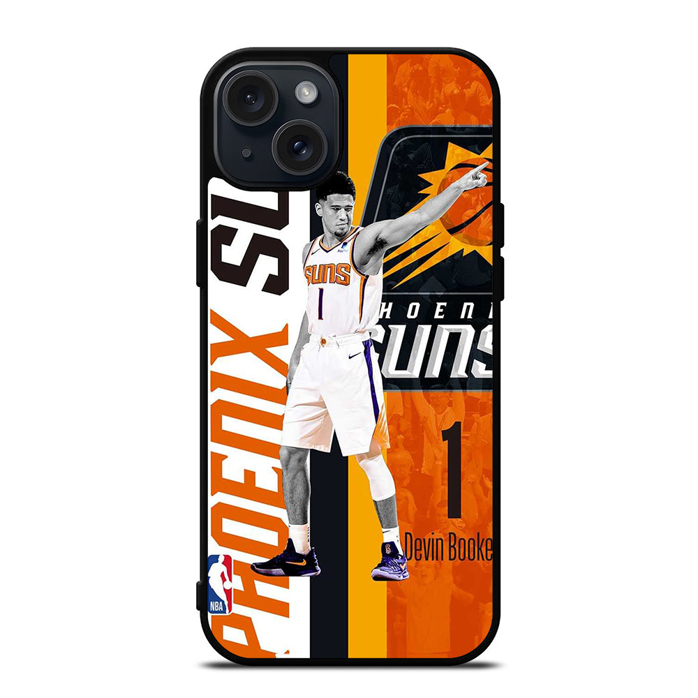 DEVIN BOOKER PHOENIX SUNS NBA iPhone 15 Plus Case Cover