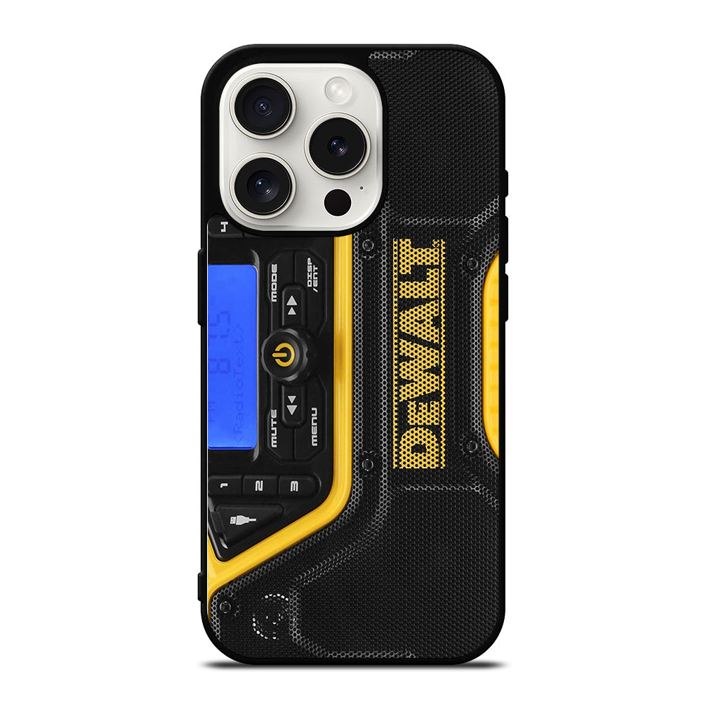 DEWALT BLUETOOTH SPEAKER iPhone 15 Pro Case Cover casecentro DEWALT BLUETOOTH SPEAKER iPhone 15 Pro Case Cover casecentro