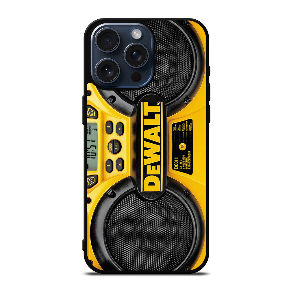 DEWALT JOBSITE RADIO iPhone 15 Pro Max Case Cover