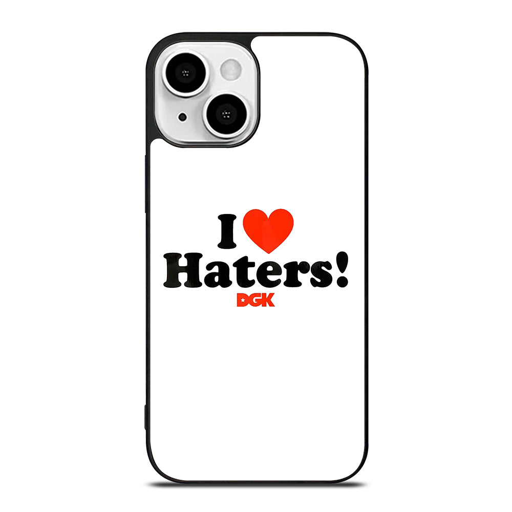 DGK I LOVE HATERS ICON iPhone 13 Mini Case Cover