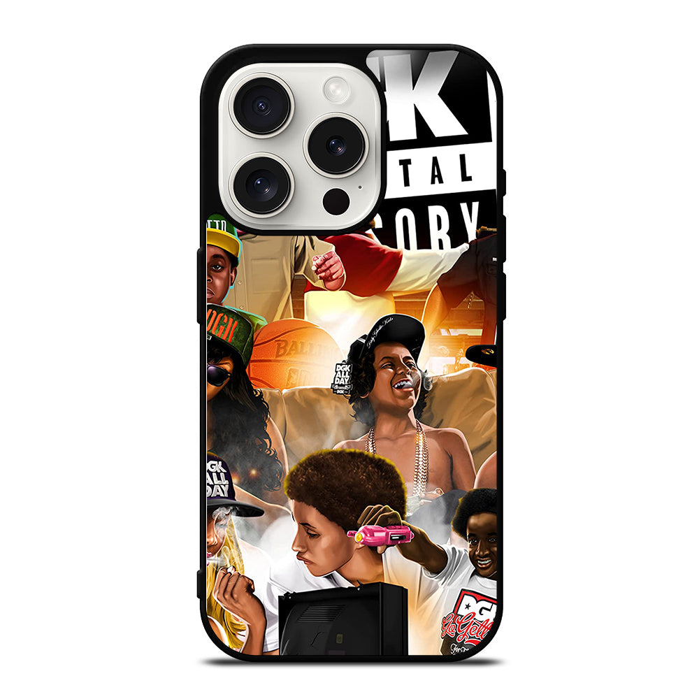 DGK PARENTAL ADVISORY COLLAGE iPhone 15 Pro Case Cover
