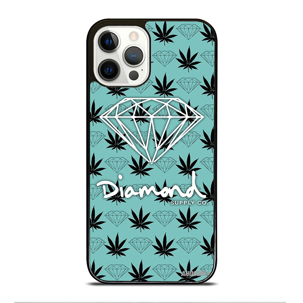DIAMOND SUPPLY CO LOGO PATTERN iPhone 12 Pro Case Cover