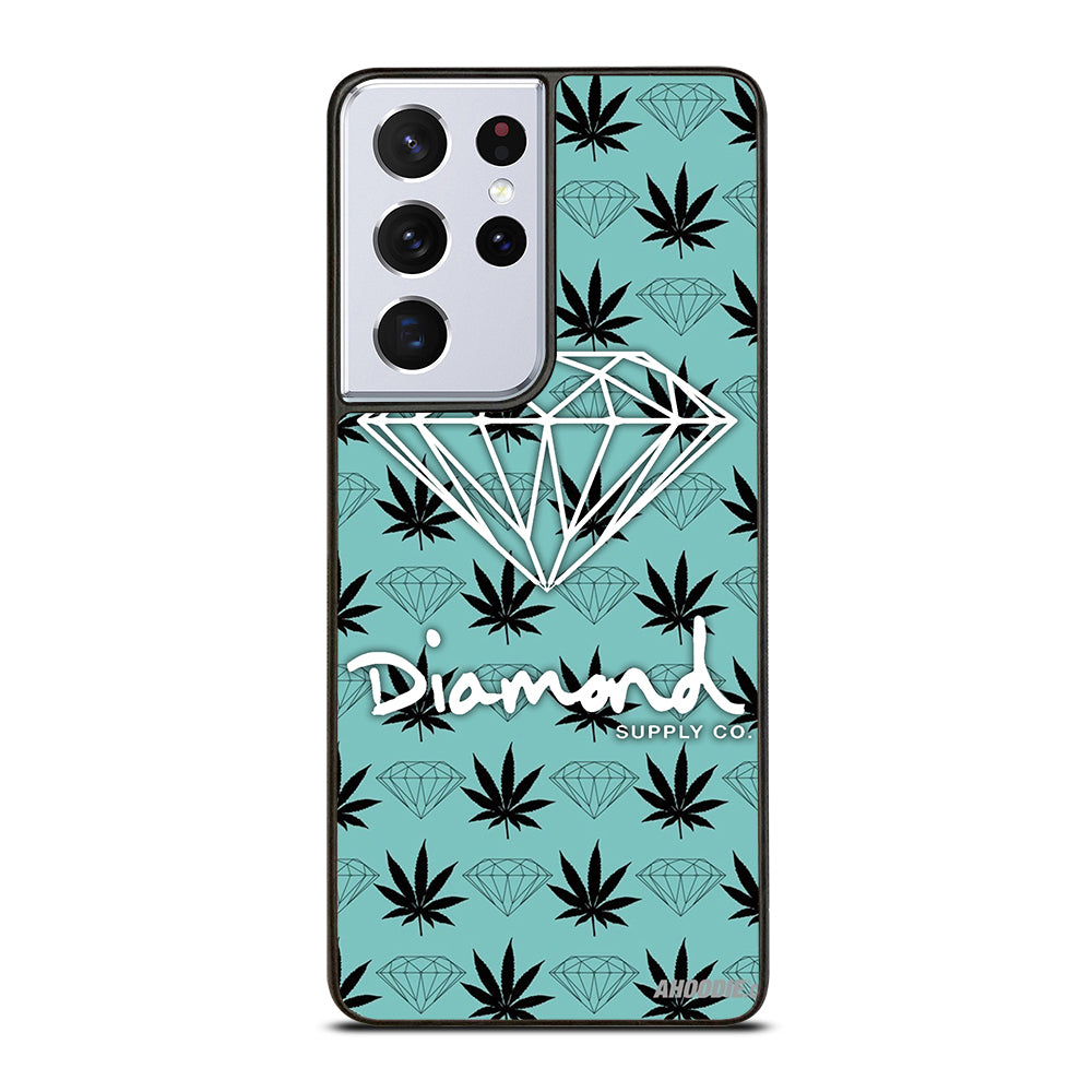 DIAMOND SUPPLY CO LOGO PATTERN Samsung Galaxy S21 Ultra Case Cover