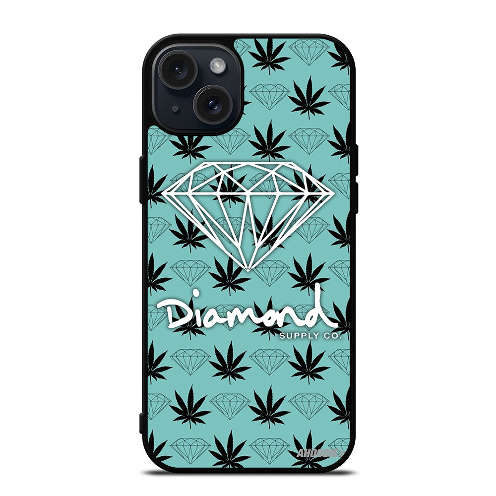 DIAMOND SUPPLY CO LOGO PATTERN iPhone 15 Plus Case Cover