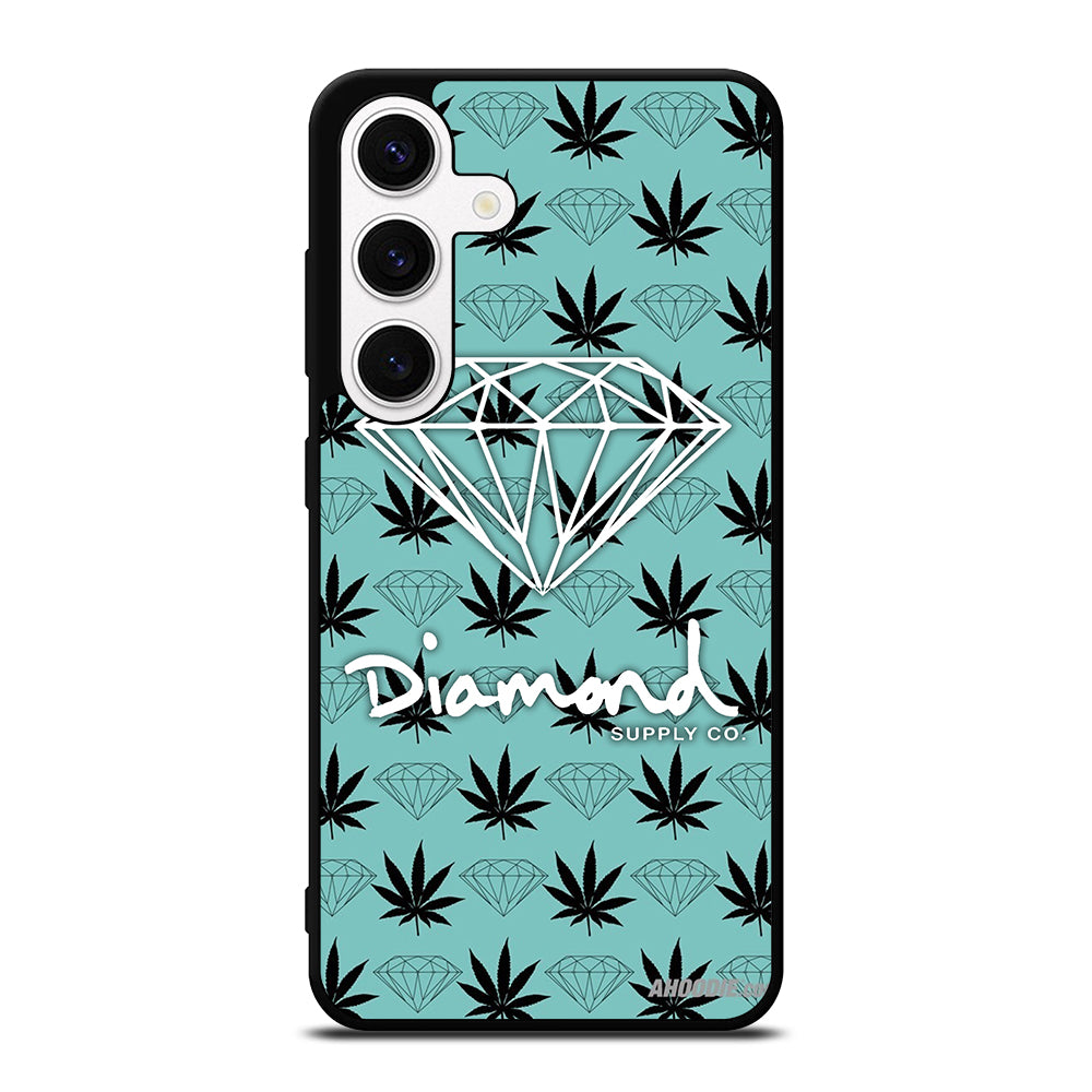 DIAMOND SUPPLY CO LOGO PATTERN Samsung Galaxy S24 Case Cover